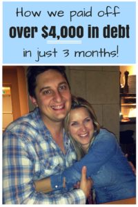 How we paid off over $4,000 in debt in just 3 months, and you can too!
