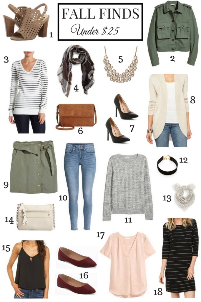 Fall Finds Under $25