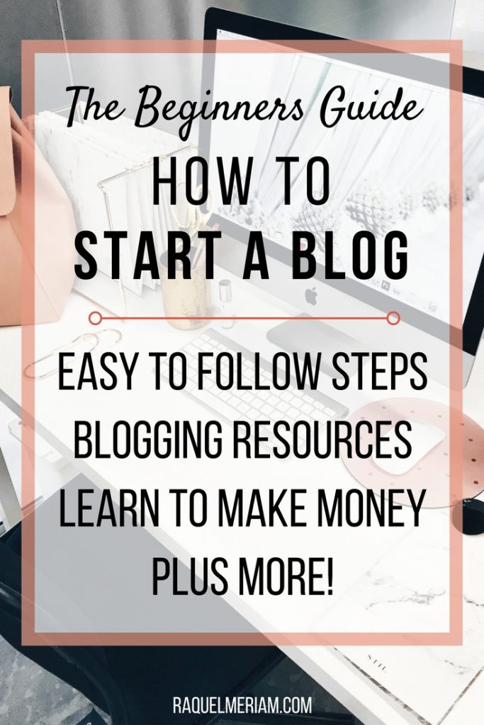 Want to start a blog but don't know where to start? Read this beginners guide with easy to follow steps, blogging resources and learn how to make money today. #blogging #beginner #startablog #makemoney #bloggingresources