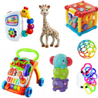 What are the best toys for newborns, 6 month olds to 1 year olds? I've compiled a list of toys that my little ones actually used all under $25.