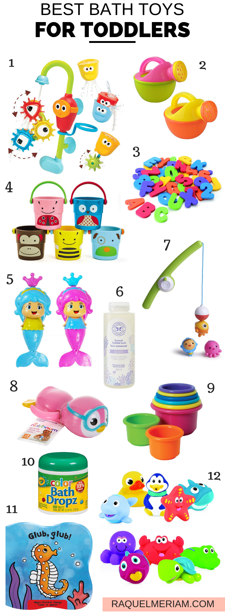 Here is a list of the Best Bath Toys for Toddlers and Kids that are affordable.