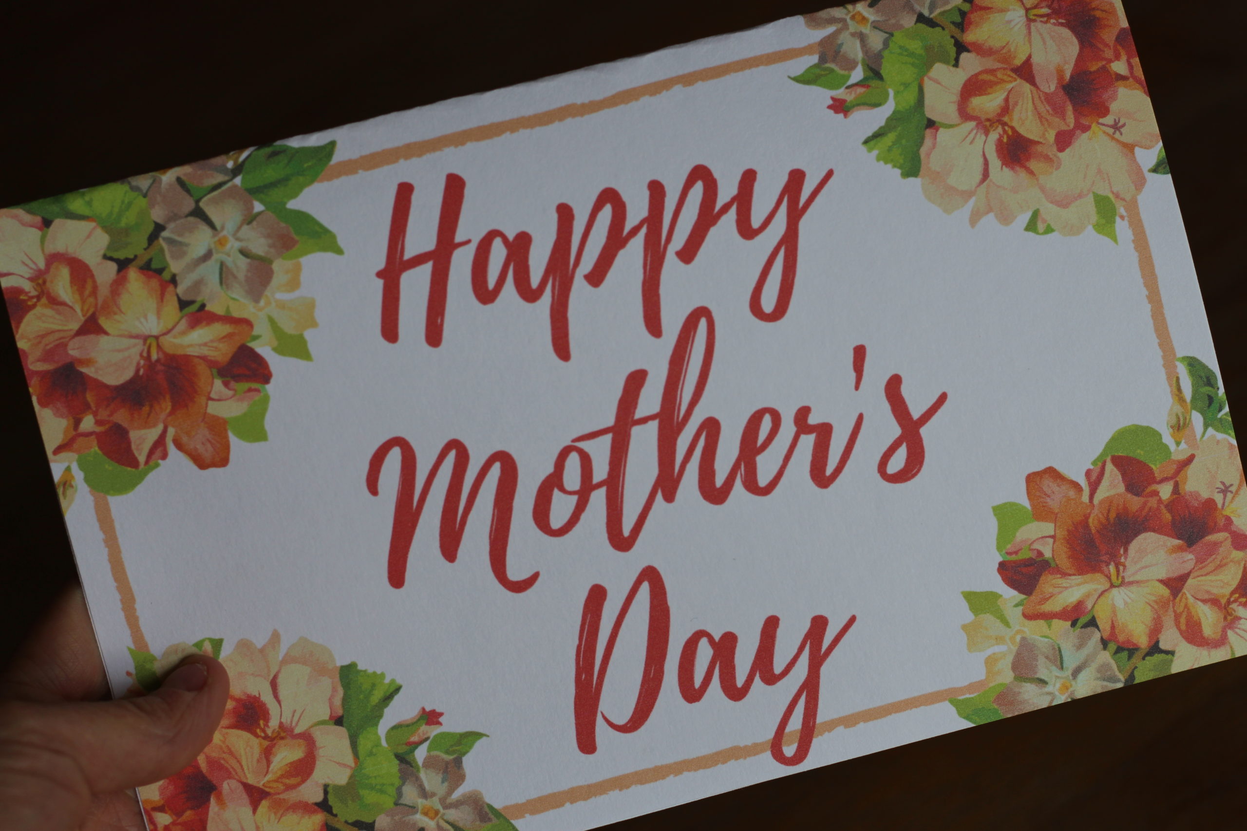 Free Printable Happy Mother's Day Card